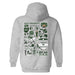 Ohio University Bobcats Hand Sketched Artwork Cotton Fleece Women Hoodie - Vive La Fête - Online Apparel Store