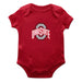 Ohio State Buckeyes Cotton Short Sleeve Bodysuit Red