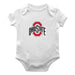 Ohio State Buckeyes Cotton Short Sleeve Bodysuit White