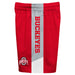 Ohio State Buckeyes Vive La Fete Game Day Red Stripes Boys Solid Black Athletic Mesh Short - Vive La Fête - Online Apparel Store
