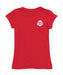 Ohio State Buckeyes Hand Sketched Vive La Fete Impressions Artwork Red Girls Cotton Short Sleeve Tee