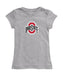 Ohio State Buckeyes Girl´s Fitted Cotton T-shirt Grey