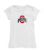Ohio State Buckeyes Girl´s Fitted Cotton T-shirt White