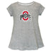 Ohio State Buckeyes Short Sleeve Youth Cotton Top Grey