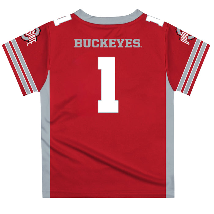 Ohio State Buckeyes Vive La Fete Boys Game Day Red Short Sleeve Tee Shirt - Vive La Fête - Online Apparel Store