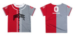 Ohio State Buckeyes Vive La Fete Baseball Solid Jersey T-shirt with 2 colors - Vive La Fête - Online Apparel Store
