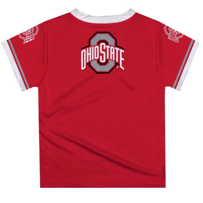 Ohio State Buckeyes Vive La Fete Solid Red And White Jesery T-shirt - Vive La Fête - Online Apparel Store