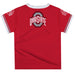 Ohio State Buckeyes Vive La Fete Solid Red And White Jesery T-shirt - Vive La Fête - Online Apparel Store