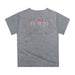 Ole Miss Rebels Original Dripping Football Helmet Heather Gray T-Shirt by Vive La Fete - Vive La Fête - Online Apparel Store