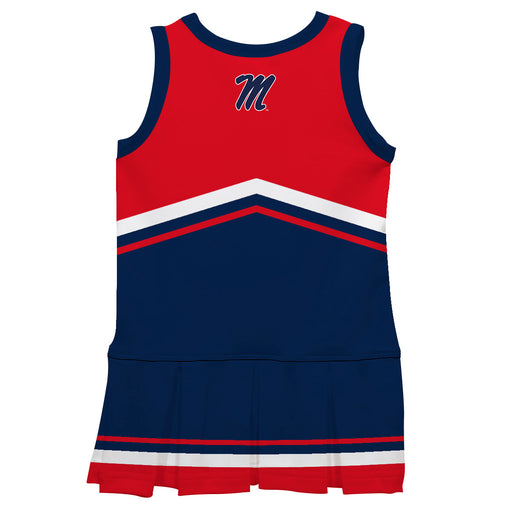 Ole Miss Rebels Vive La Fete Game Day Red and Navy Sleeveless Chearleader Dress - Vive La Fête - Online Apparel Store