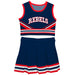 Ole Miss Rebels Vive La Fete Game Day Navy Sleeveless Chearleader Set