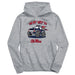 Ole Miss Rebels On My Way Monster Truck Heather Grey Cotton Youth Hoodie