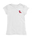 Ole Miss Rebels Hand Sketched Vive La Fete Impressions Artwork White Girls Cotton Short Sleeve Tee