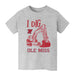 Ole Miss Rebels Vive La Fete Excavator Heather Grey Cotton Short Sleeve Tee