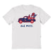 Ole Miss Rebels Hand Sketched Vive La Fete Impressions Truck Kids White Cotton T-shirt