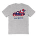 Ole Miss Rebels Hand Sketched Vive La Fete Impressions Truck Kids Grey Cotton T-shirt