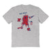 Ole Miss Rebels Hand Sketched Vive La Fete Impressions Icones Kids Grey T-shirt