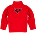 Omaha Mavericks Vive La Fete Game Day Solid Red Quarter Zip Pullover Sleeves - Vive La Fête - Online Apparel Store