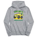 Oregon Ducks On My Way Monster Truck Heather Grey Cotton Youth Hoodie