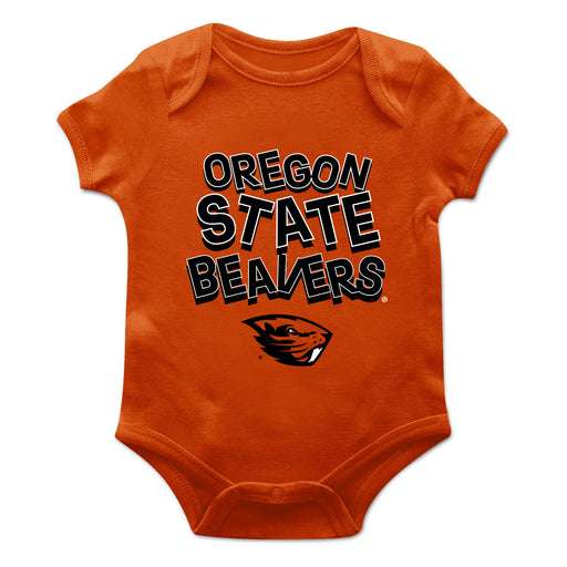 Oregon State University Vive La Fete Infant Game Day Orange Short Sleeve Bodysuit