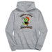 Oregon State Beavers Vive La Fete Dinorrific Heather Grey Cotton Hoodie