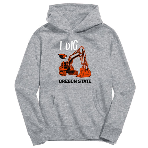 Oregon State Beavers Vive La Fete Excavator Heather Grey Cotton Hoodie