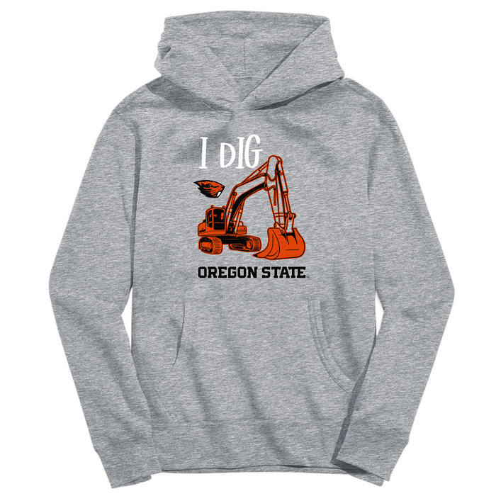 Oregon State Beavers Vive La Fete Excavator Heather Grey Cotton Hoodie