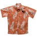 Oregon State Beavers Embroidered Orange Hawaiian Short Sleeve Button Down Shirt