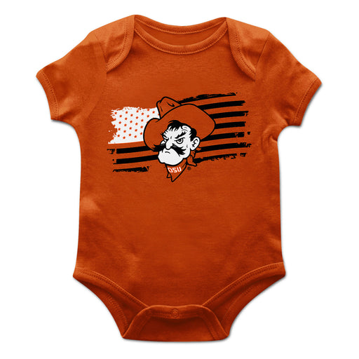 OSU Cowboys Vive La Fete Infant Game Day Orange Short Sleeve Bodysuit