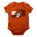OSU Cowboys Vive La Fete Infant Game Day Orange Short Sleeve Bodysuit