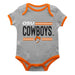 Oklahoma State Cowboys Boys Bodysuit Grey