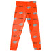 OSU Cowboys Vive La Fete Girls Game Day All Over Two Logos Elastic Waist Classic Play Orange Leggings Tights