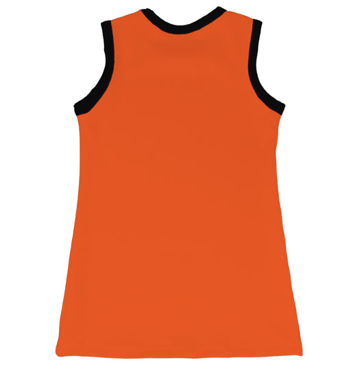 OSU Cowboys Sleeveless Cheerleader A Line Dress Black and Orange - Vive La Fête - Online Apparel Store