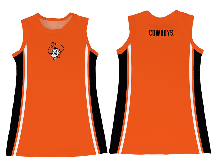 OSU Cowboys Sleeveless Cheerleader A Line Dress Orange - Vive La Fête - Online Apparel Store