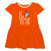 Oklahoma State Cowboys Dress With Puff Sleeve Orange