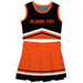 OSU Cowboys Vive La Fete Game Day Black and Orange Sleeveless Chearleader Set