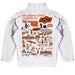 OSU Cowboys Hand Sketched Vive La Fete Impressions Artwork  White Quarter Zip Pullover V1 - Vive La Fête - Online Apparel Store