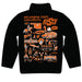 OSU Cowboys Hand Sketched Vive La Fete Impressions Artwork Black Boys Quarter Zip Pullover V1 - Vive La Fête - Online Apparel Store