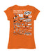 OSU Cowboys Hand Sketched Vive La Fete Impressions Artwork Black Girls Cotton Short Sleeve Tee - Vive La Fête - Online Apparel Store