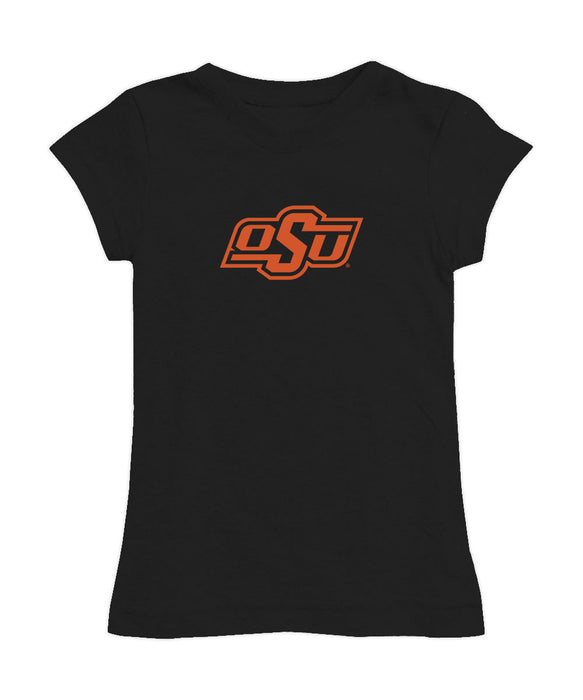 OSU Cowboys Girl´s Fitted Cotton T-shirt Black