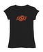 OSU Cowboys Girl´s Fitted Cotton T-shirt Black