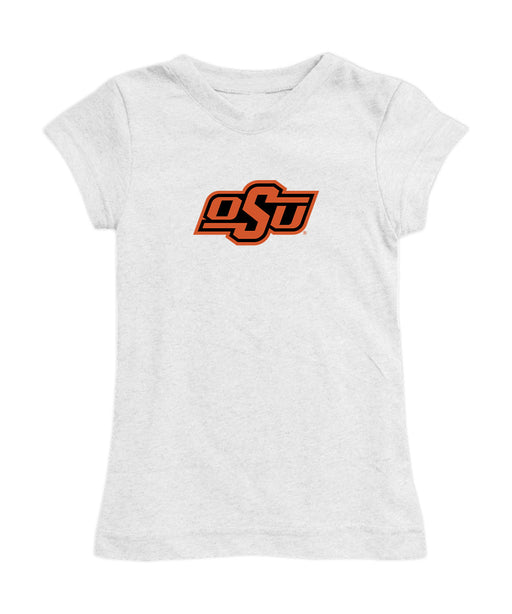 OSU Cowboys Girl´s Fitted Cotton T-shirt White