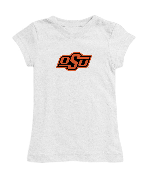 OSU Cowboys Girl´s Fitted Cotton T-shirt White