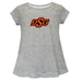 OSU Cowboys Short Sleeve Youth Cotton Top Grey