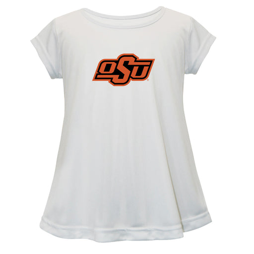 OSU Cowboys Short Sleeve Youth Cotton Top White