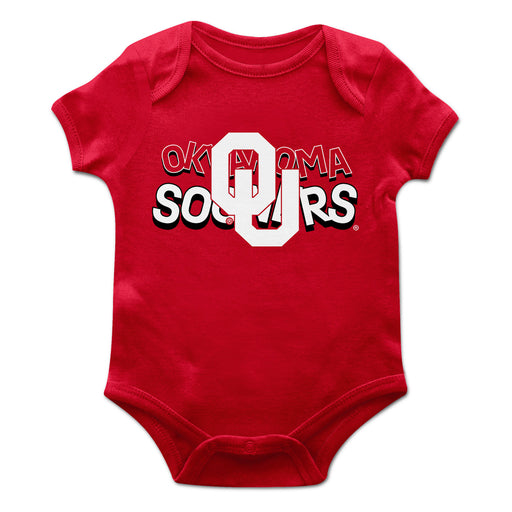 Oklahoma Sooners Vive La Fete Infant Game Day Red Short Sleeve Bodysuit