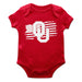 Oklahoma Sooners Vive La Fete Infant Game Day Red Short Sleeve Bodysuit