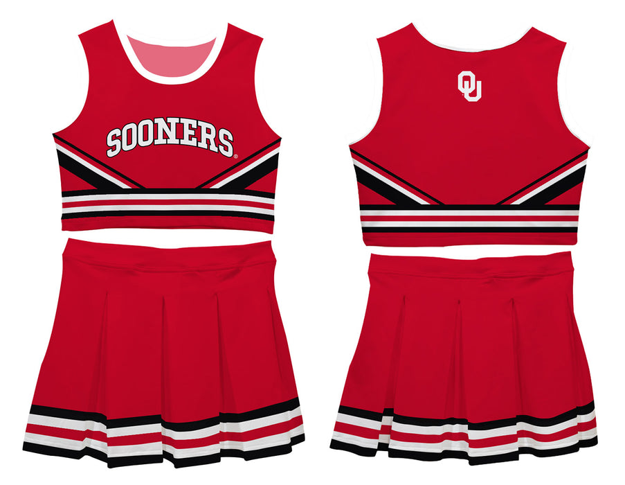 Oklahoma Sooners Vive La Fete Game Day Red Sleeveless Chearleader Set - Vive La Fête - Online Apparel Store