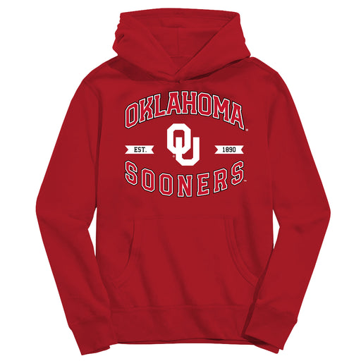 Oklahoma Sooners Vive La Fete Red Cotton Youth Hoodie