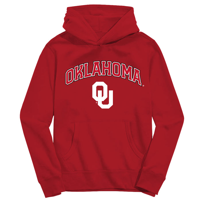 Oklahoma Sooners Vive La Fete Red Cotton Youth Hoodie